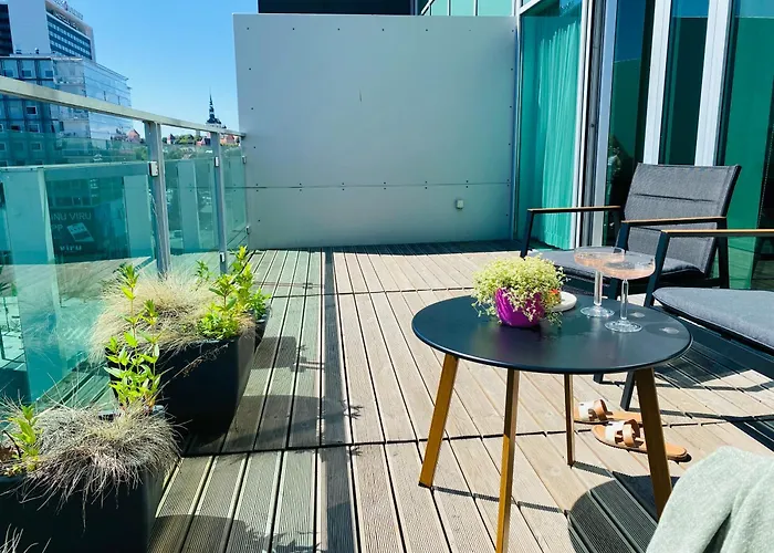 Heart With A Sunny Rooftop Terrace Lägenhet *